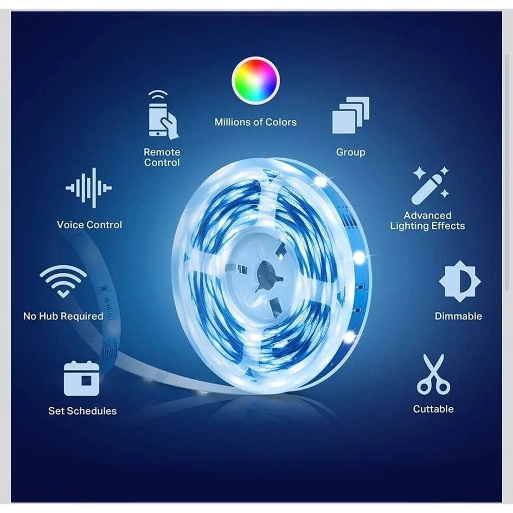 TP-Link Kasa Smart‎ KL400L5 16.4ft WiFi LED Full Color Light Strip